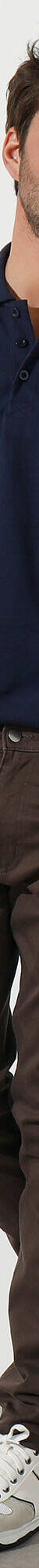 Pantalon droit 5 poches twill coton extensible (chocolat) Pantalon droit 5 poches twill coton extensible (chocolat)